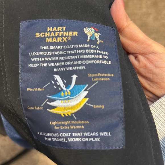 Hart Schaffner Marx overcoat with removable lining. 
54L, excellent condition! - Picture 7 of 8